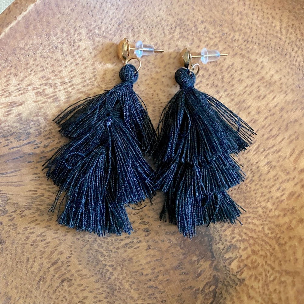 Boho 4-Tier Small Fringe Tassel Earrings